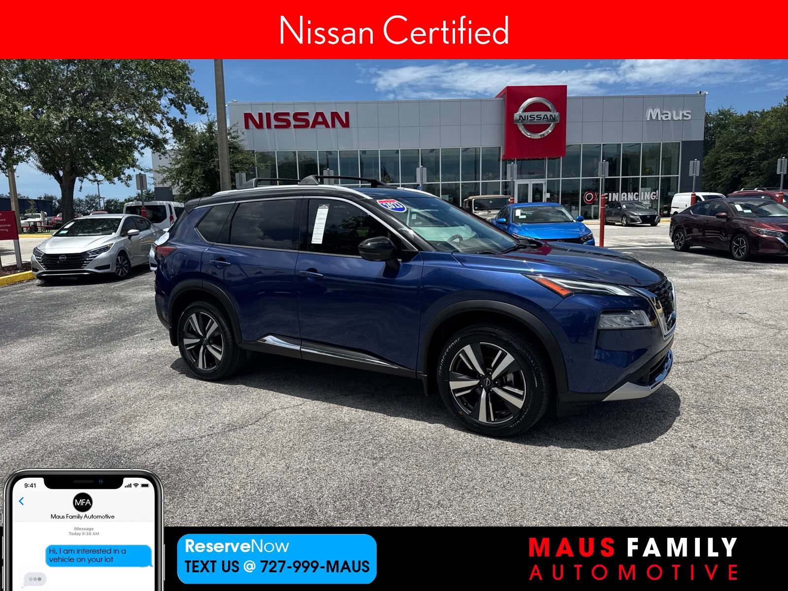 Certified 2023 Nissan Rogue Platinum