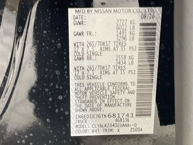 New 2026 Nissan Frontier Pro-X RWD image 20