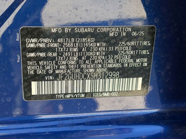 Used 2025 Subaru Crosstrek 2.0i Premium image 35