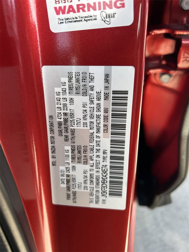 Used 2021 MAZDA CX-5 Touring w/ Touring Preferred SV Package image 10