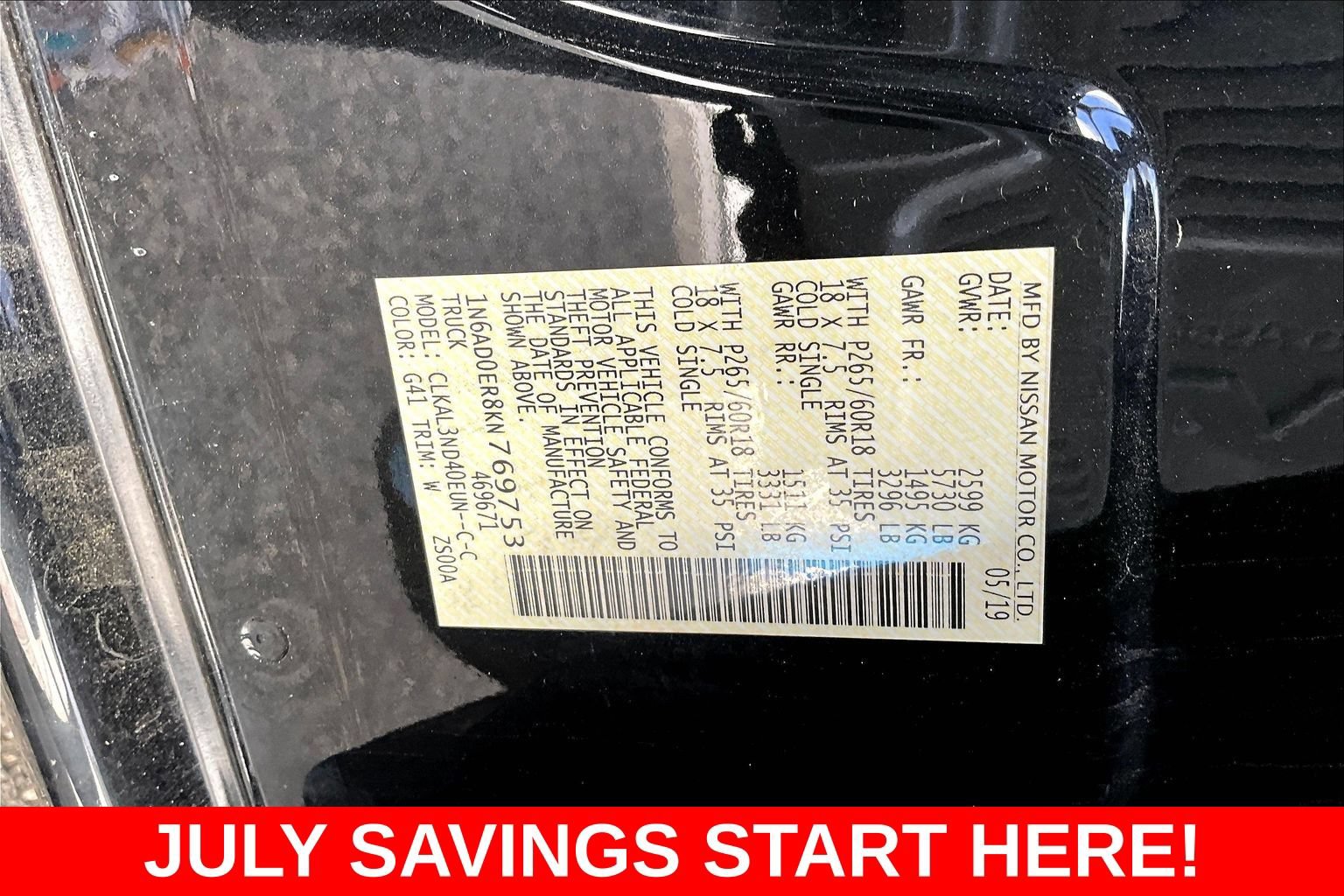 Used 2019 Nissan Frontier SL RWD image 23