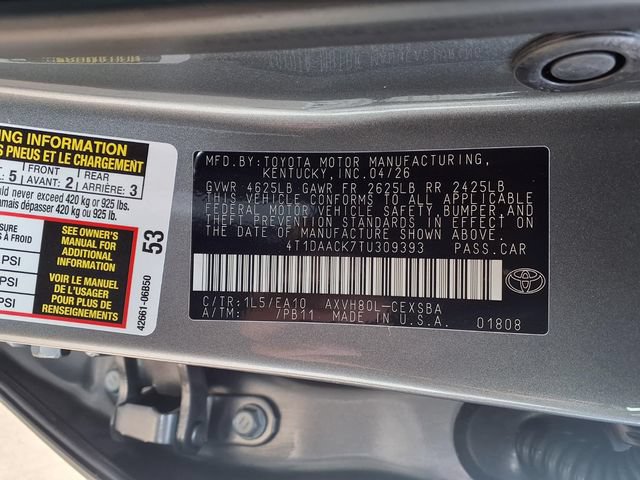Used 2026 Toyota Camry SE w/ Multimedia Upgrade Package FWD image 9