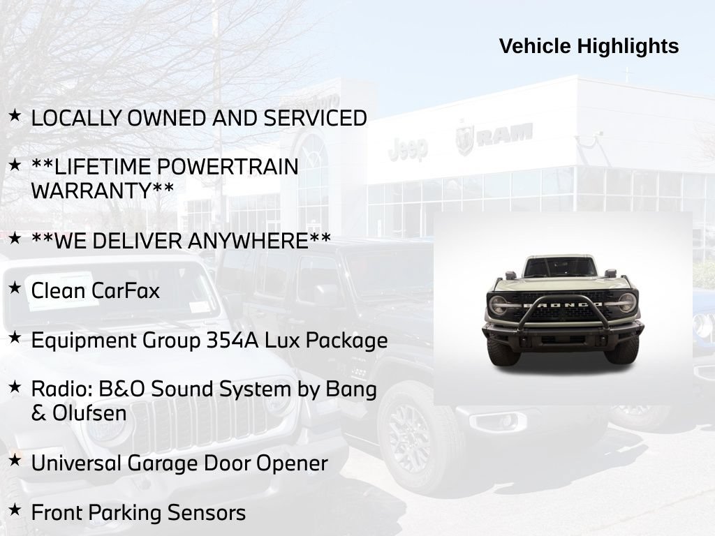 Used 2023 Ford Bronco Wildtrak AWD/4WD image 5