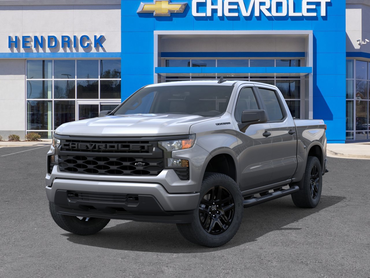 New 2026 Chevrolet Silverado 1500 Custom w/ Turbomax Blackout Package AWD/4WD image 8