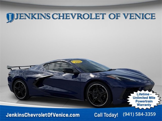 Certified 2025 Chevrolet Corvette Stingray Preferred Cpe w/ Stealth Interior Trim Package image 1