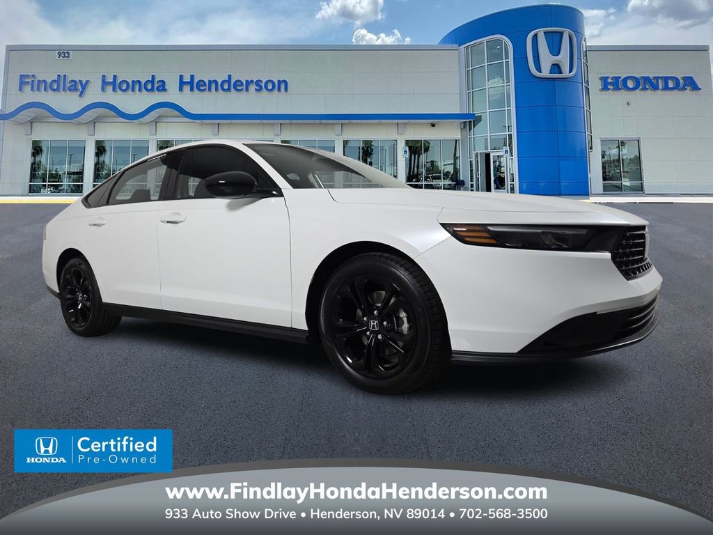 Certified 2025 Honda Accord SE