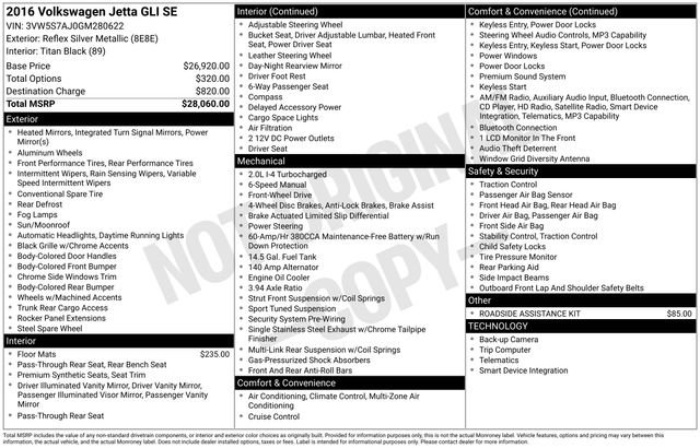 Used 2016 Volkswagen Jetta GLI SE FWD image 2