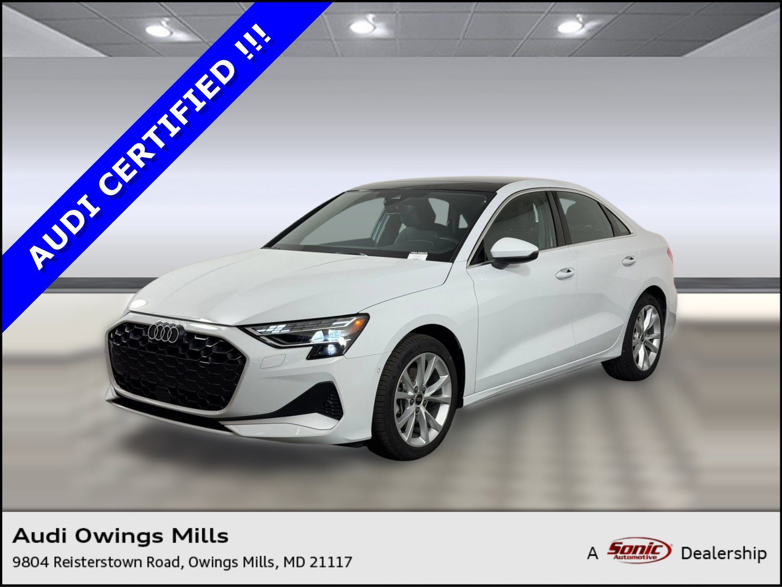 Certified 2025 Audi A3 2.0T Premium w/ Convenience Package