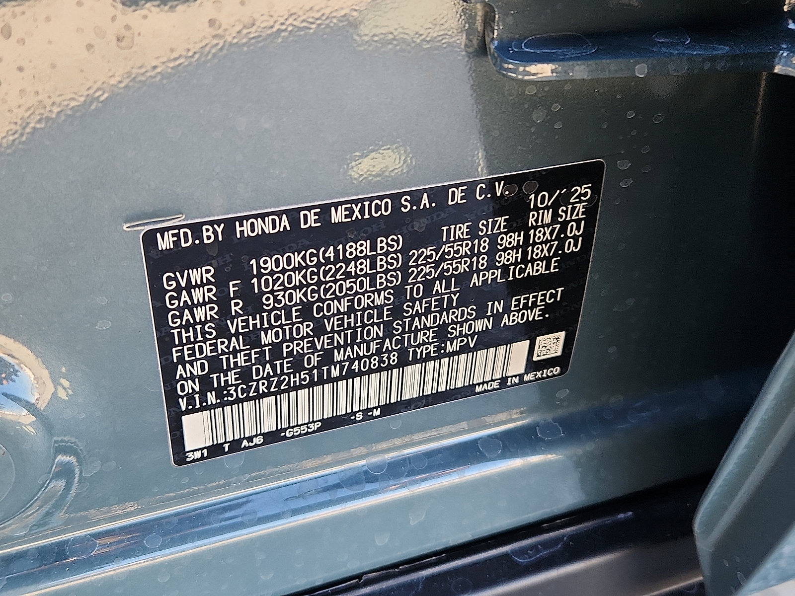 New 2026 Honda HR-V Sport image 16