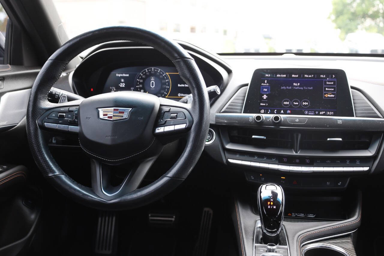 Used 2021 Cadillac CT4 V w/ Technology Package AWD/4WD image 23