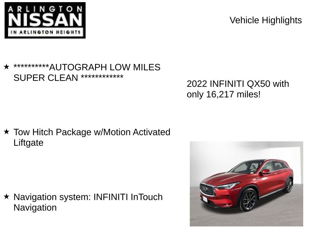 Used 2022 INFINITI QX50 Autograph image 8