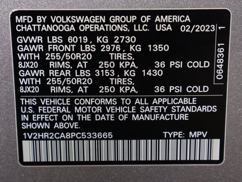 Used 2023 Volkswagen Atlas SE image 45