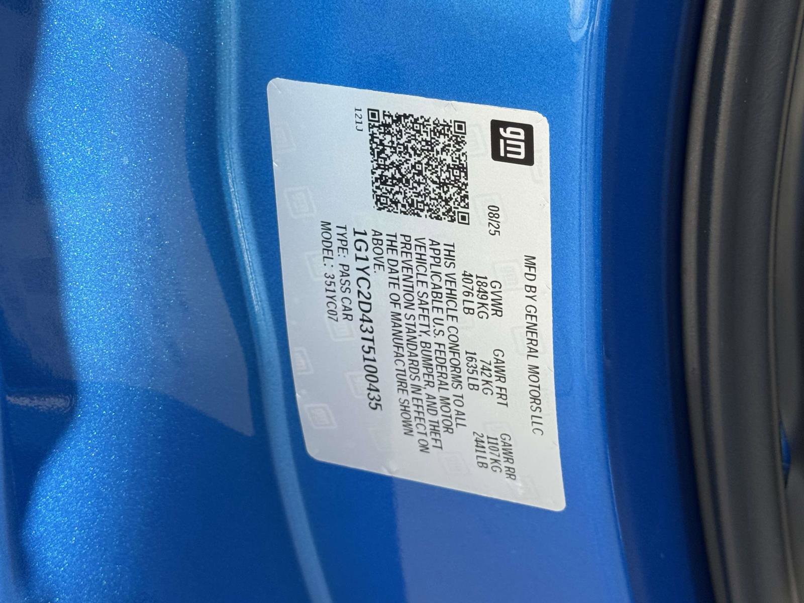 New 2026 Chevrolet Corvette Stingray Premium Cpe w/ Z51 Performance Package image 26