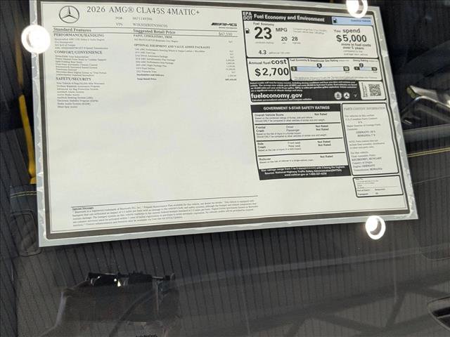 New 2026 Mercedes-Benz CLA 45 AMG S 4MATIC image 16