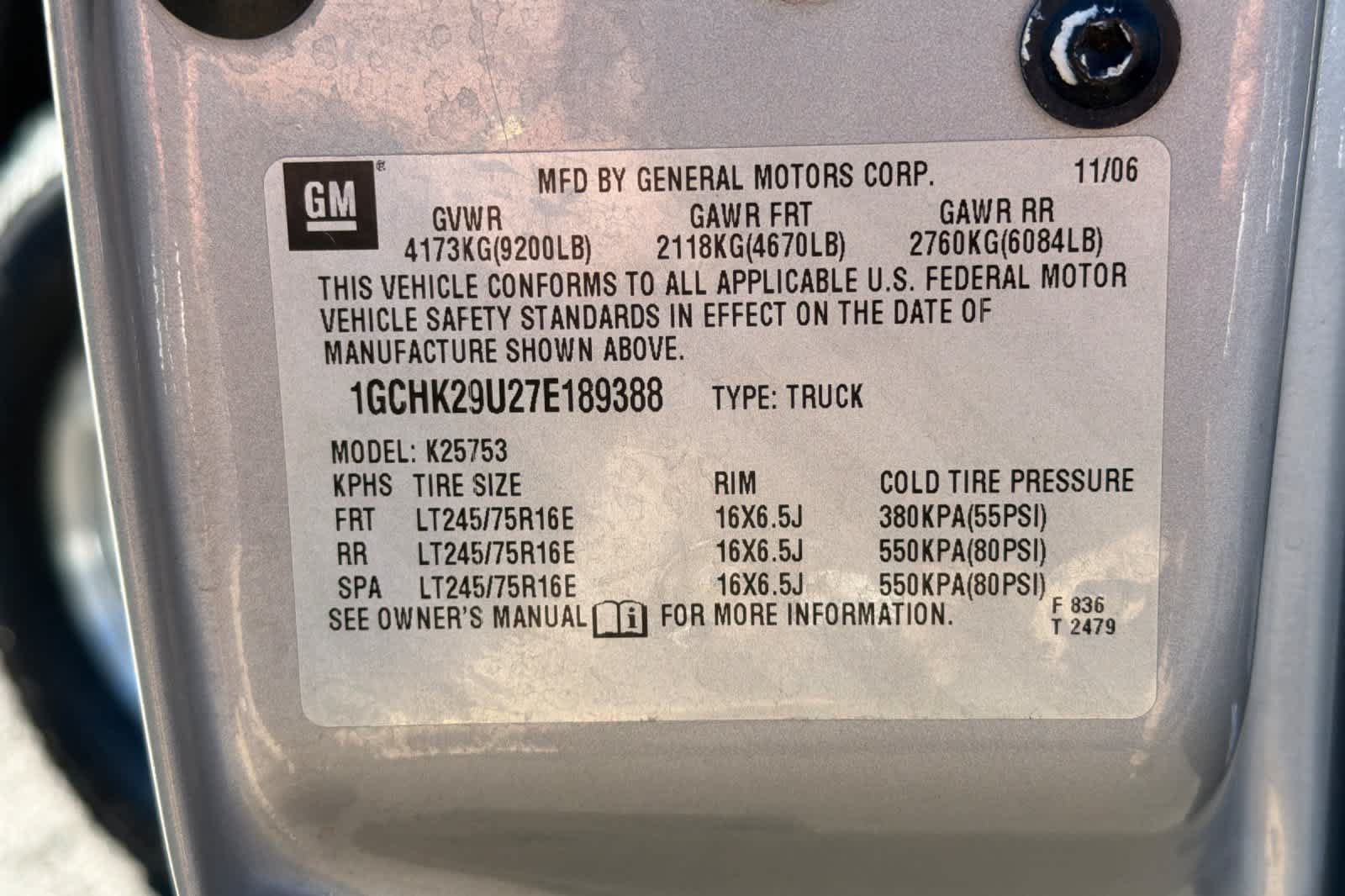 Used 2007 Chevrolet Silverado 2500 LT w/ Skid Plate Package AWD/4WD image 25