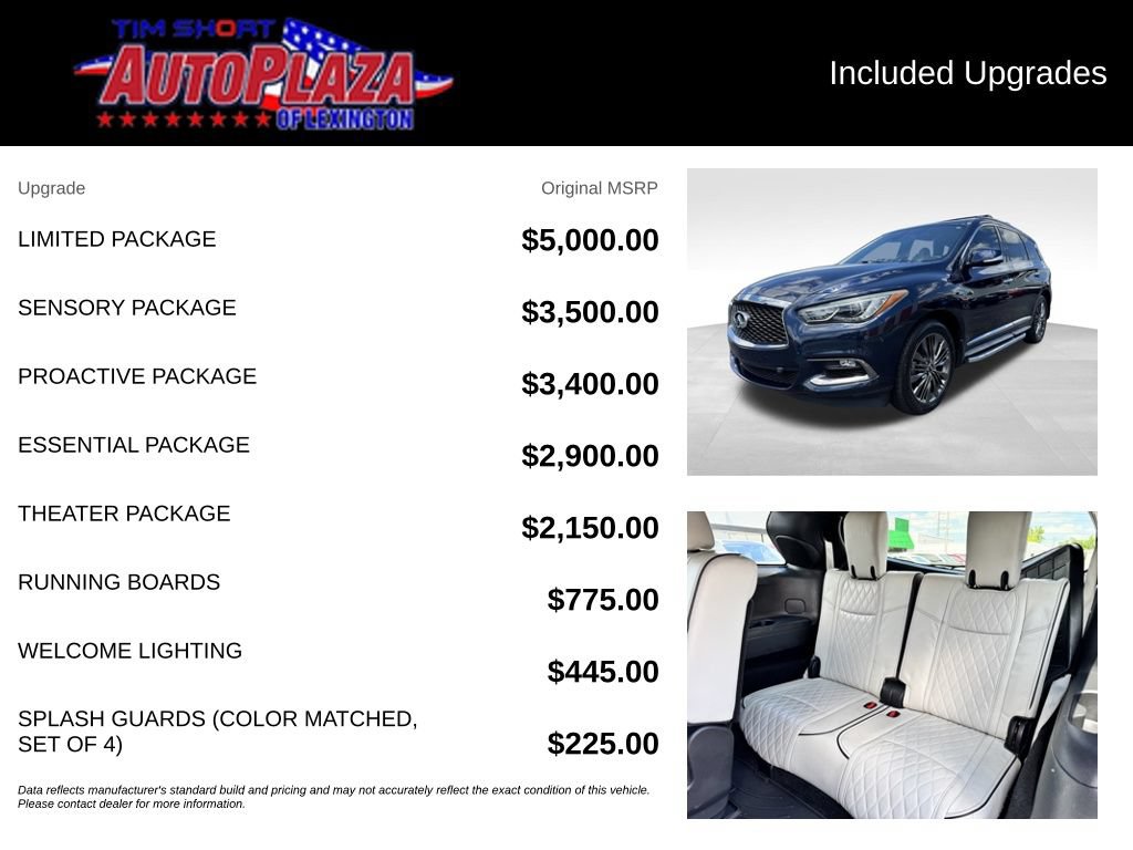 Used 2019 INFINITI QX60 Luxe w/ Limited Package FWD image 23