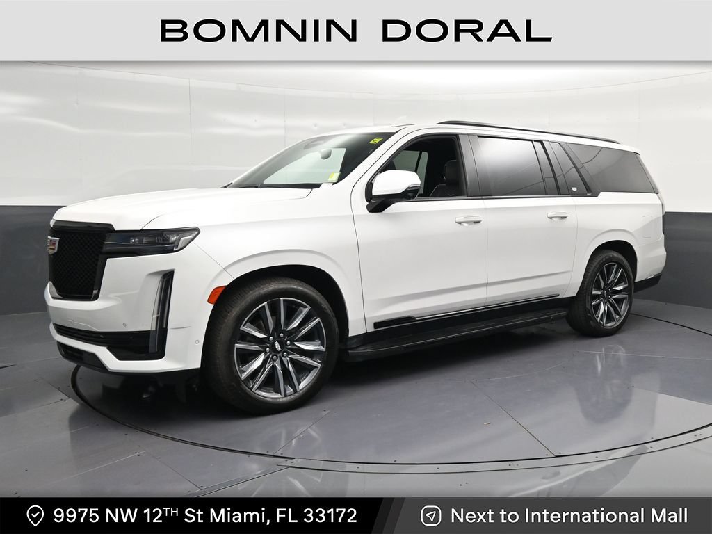 Used 2021 Cadillac Escalade ESV Sport w/ Driver Assist Tech Package