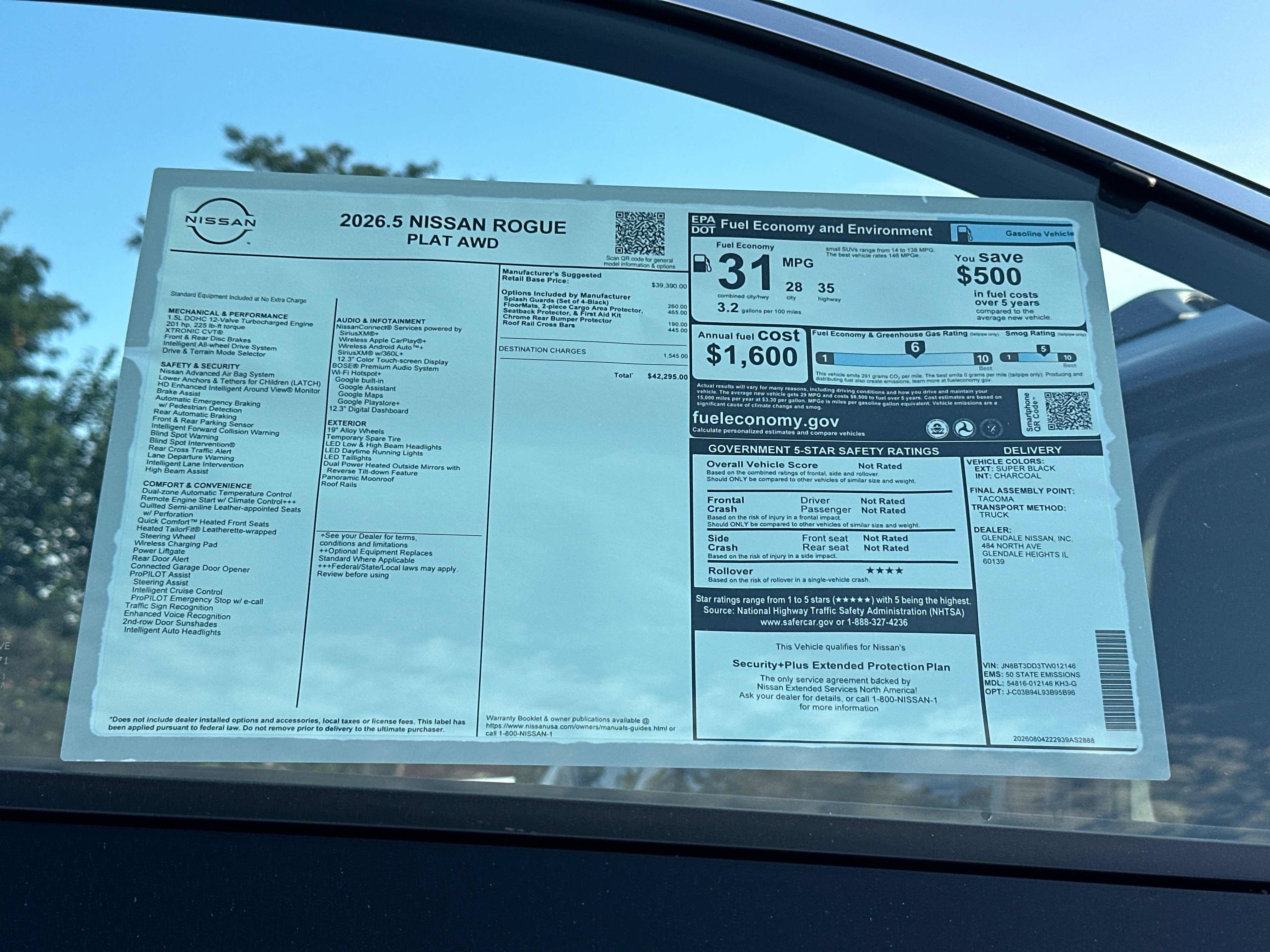 New 2026 Nissan Rogue Platinum AWD/4WD image 4