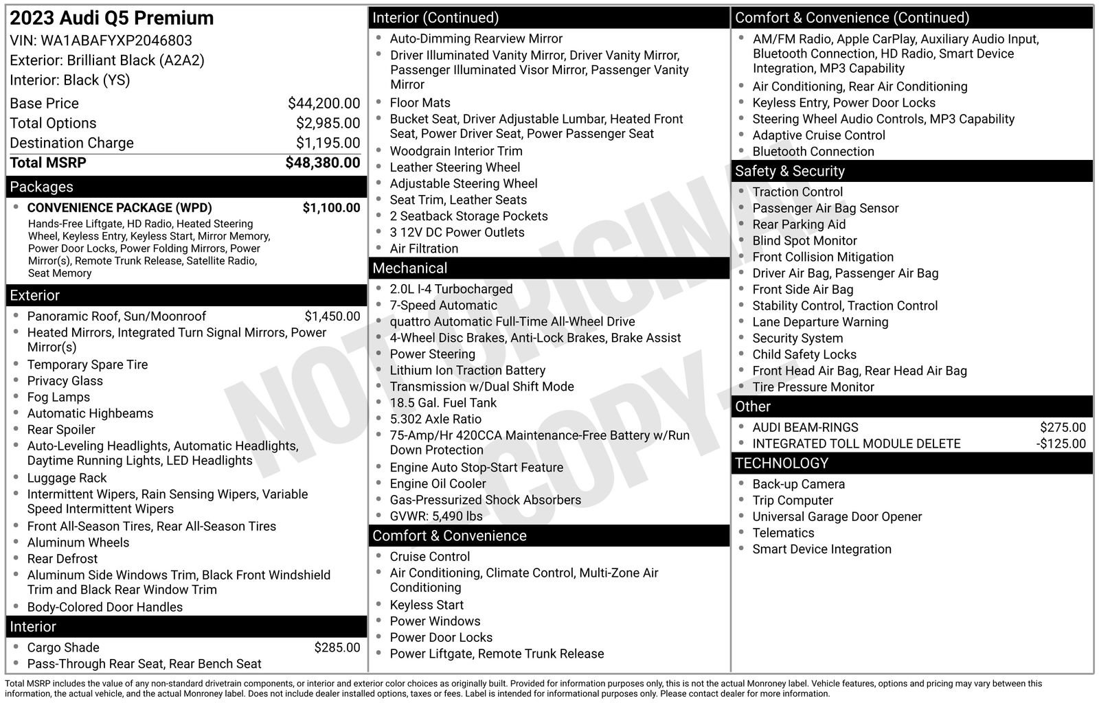 Certified 2023 Audi Q5 2.0T Premium w/ Convenience Package image 29