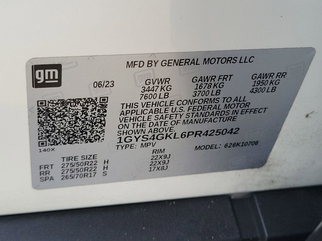 Certified 2023 Cadillac Escalade Sport Platinum w/ LPO, ONYX Package image 34