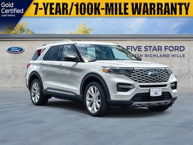 Certified 2021 Ford Explorer Platinum w/ Premium Technology Package