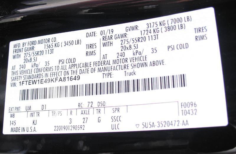 Used 2019 Ford F150 King Ranch w/ Equipment Group 601A Luxury AWD/4WD image 68
