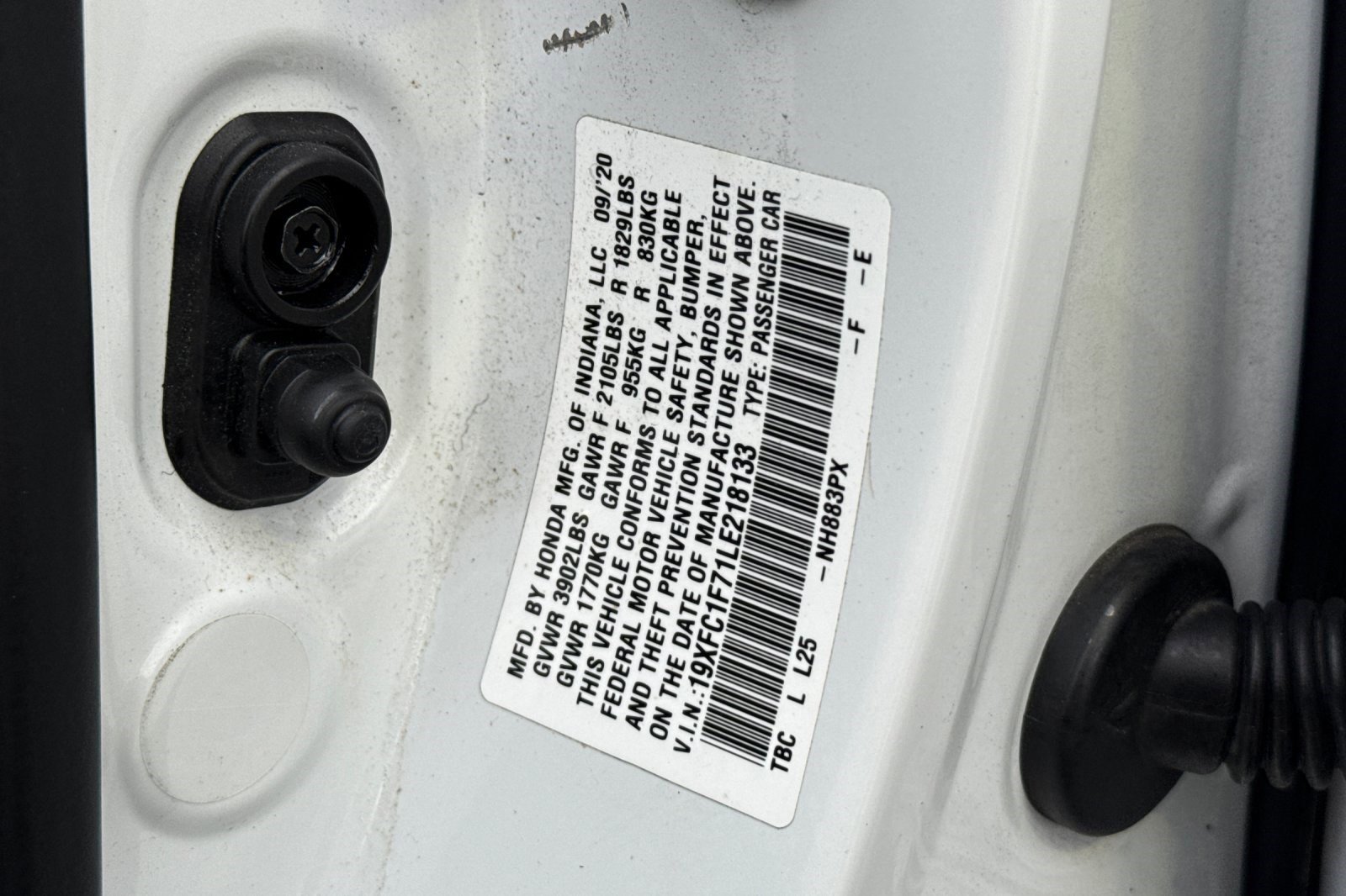 Used 2020 Honda Civic EX-L image 22