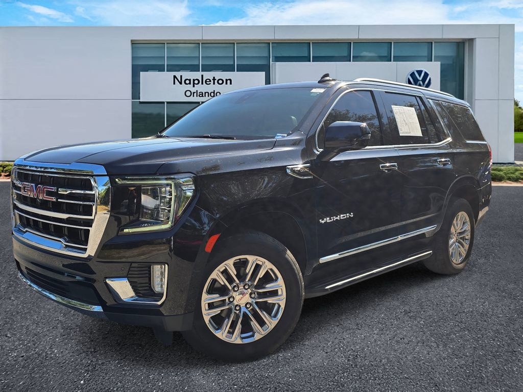 Used 2021 GMC Yukon SLT w/ SLT Premium Package RWD image 42