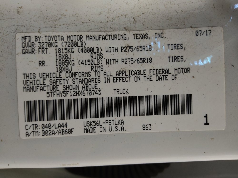 Used 2017 Toyota Tundra Limited w/ Limited Premium Package image 33