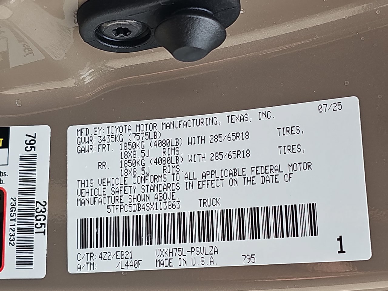 Used 2025 Toyota Tundra TRD Pro w/ TRD Performance Package (TMS) AWD/4WD image 41