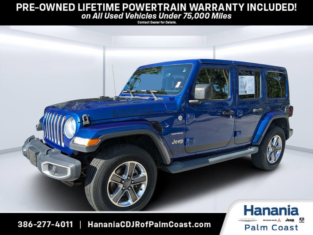 Used 2018 Jeep Wrangler Unlimited Sahara w/ Uconnect 4C Nav & Sound Group AWD/4WD image 7