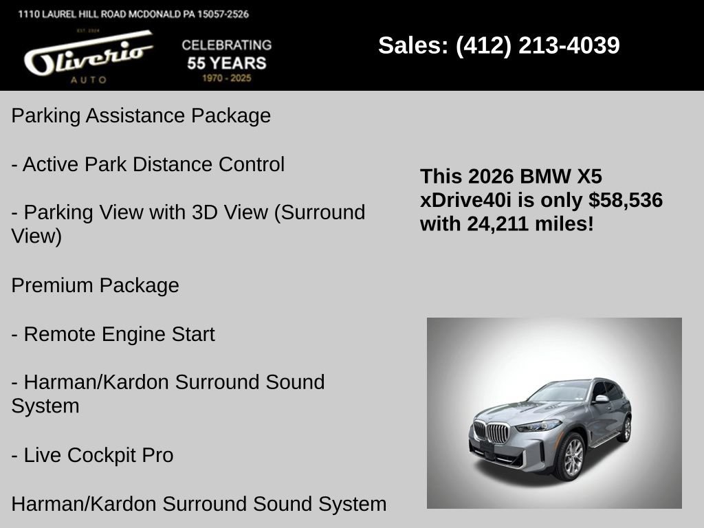 Used 2026 BMW X5 xDrive40i AWD/4WD image 10