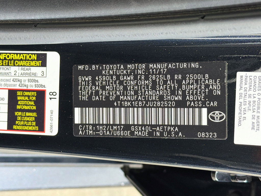 Used 2018 Toyota Avalon Limited w/ All Weather Liner Package FWD image 47
