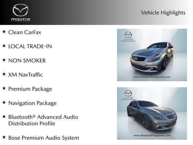 Used 2013 INFINITI G37 x Sedan w/ Premium Pkg AWD/4WD image 2