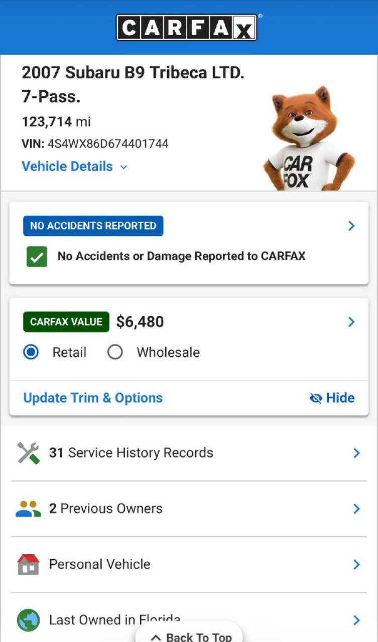 Used 2007 Subaru Tribeca Limited AWD/4WD image 20