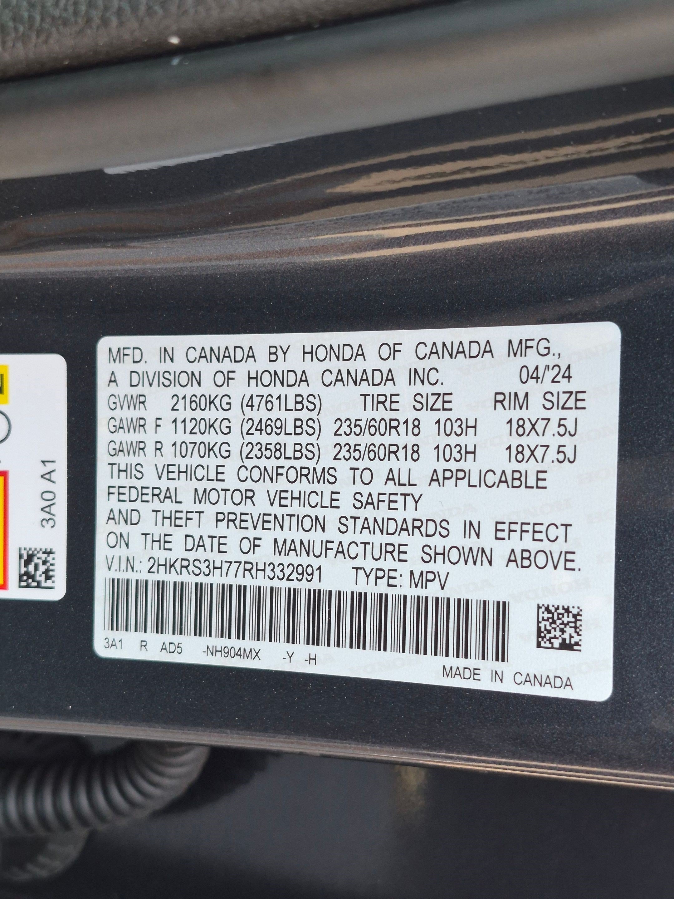 Certified 2024 Honda CR-V EX-L image 33