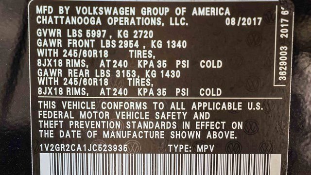 Used 2018 Volkswagen Atlas S image 29