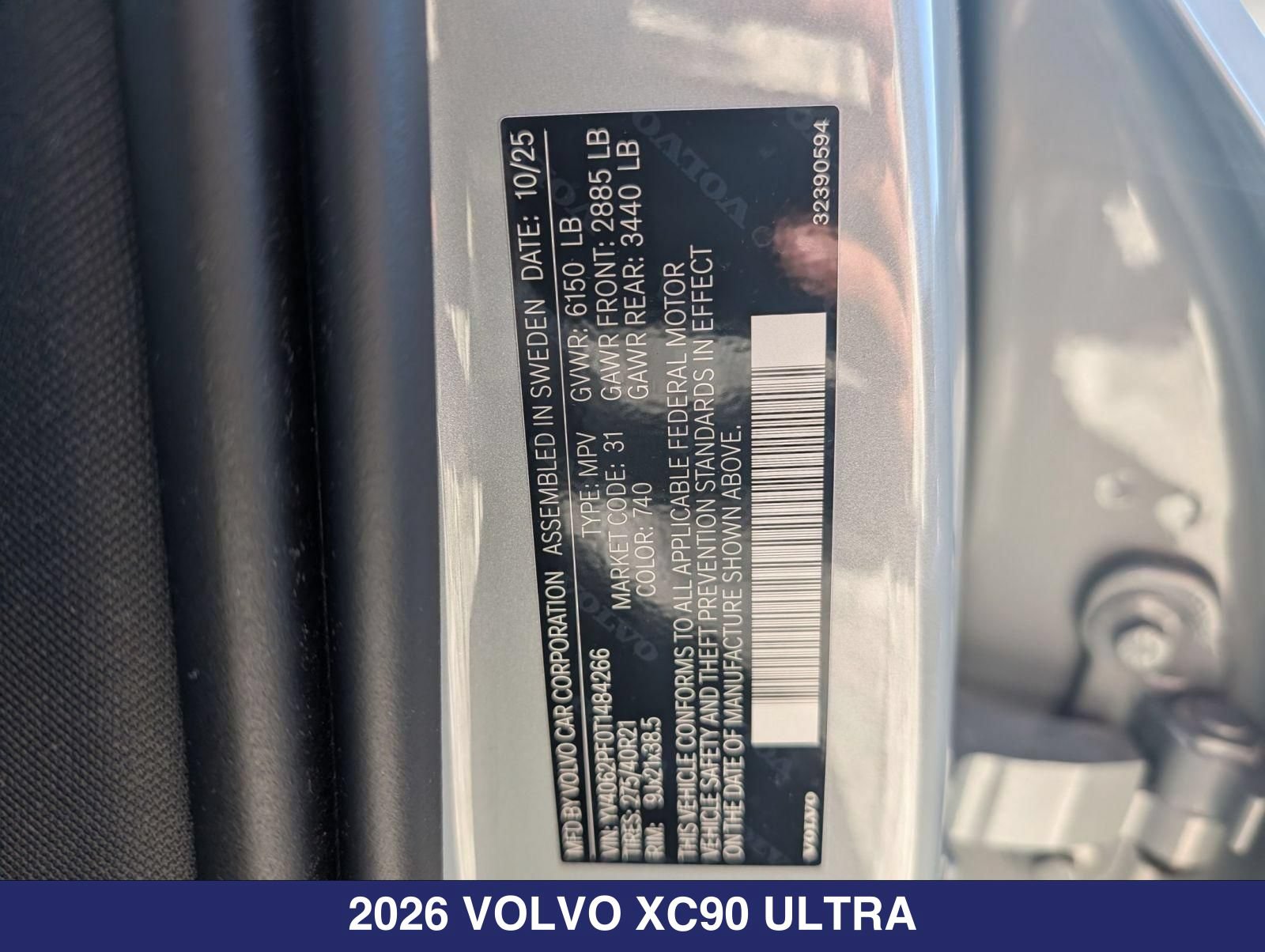 New 2026 Volvo XC90 B6 Ultra w/ Protection Package AWD/4WD image 30