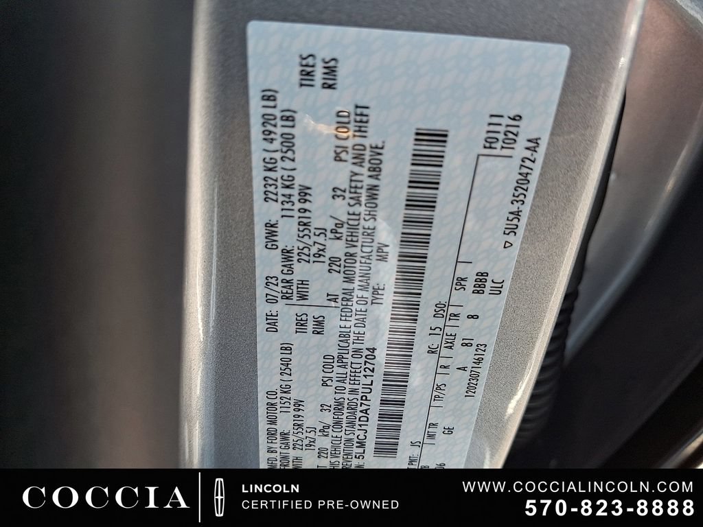 Certified 2023 Lincoln Corsair AWD w/ Equipment Group 101A image 26