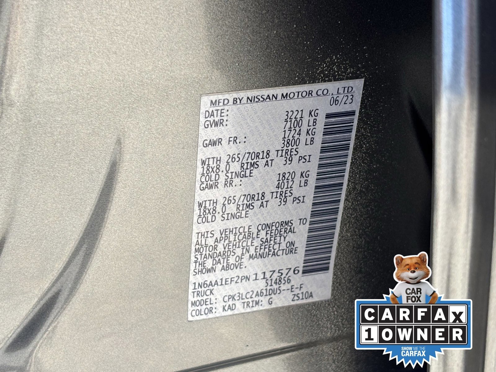 Certified 2023 Nissan Titan SV w/ SV Convenience Package RWD image 34