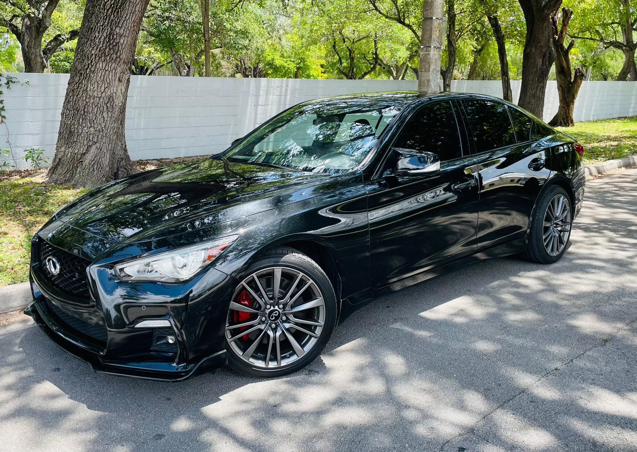 Used 2021 INFINITI Q50 Red Sport 400 AWD/4WD image 1