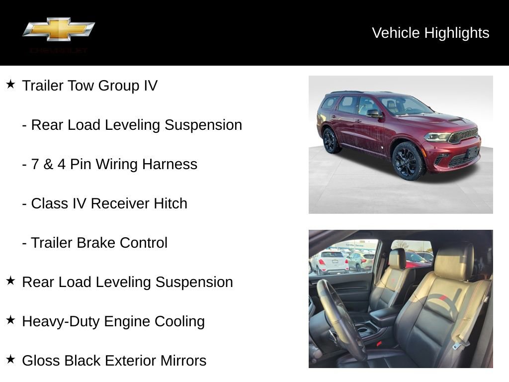 Used 2022 Dodge Durango R/T w/ Trailer Tow Group IV image 20