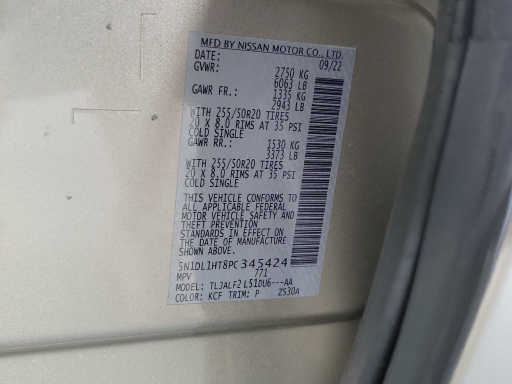 Used 2023 INFINITI QX60 Autograph w/ Cargo Package FWD image 34