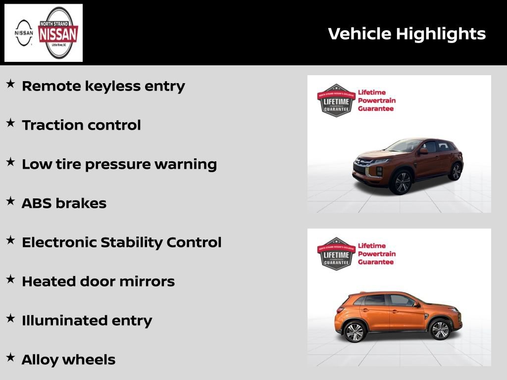 Used 2022 Mitsubishi Outlander Sport ES AWD/4WD image 3