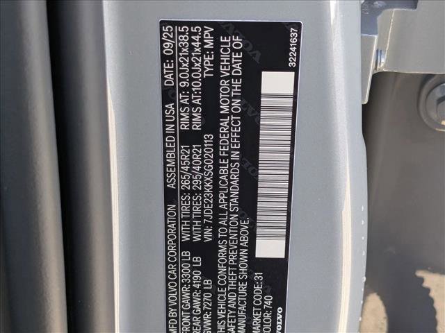 New 2025 Volvo EX90 Plus w/ Protection Package Premier image 22