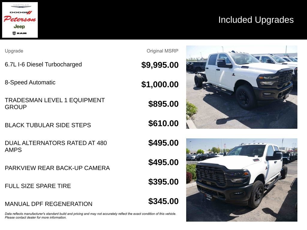 New 2026 RAM 3500 Tradesman AWD/4WD image 13