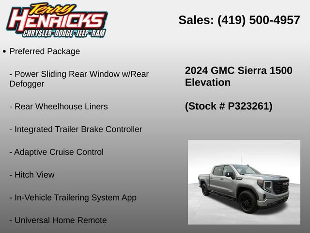 Used 2024 GMC Sierra 1500 Elevation w/ Elevation Premium Package AWD/4WD image 23