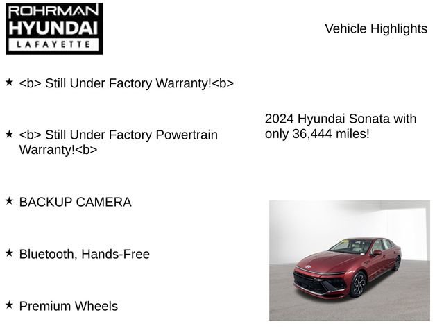 Used 2024 Hyundai Sonata SEL image 7