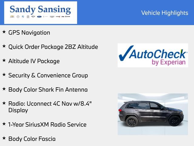 Used 2019 Jeep Grand Cherokee Altitude AWD/4WD image 7