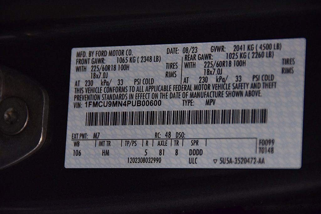 Used 2023 Ford Escape ST-Line w/ Tech Pack #1 image 16